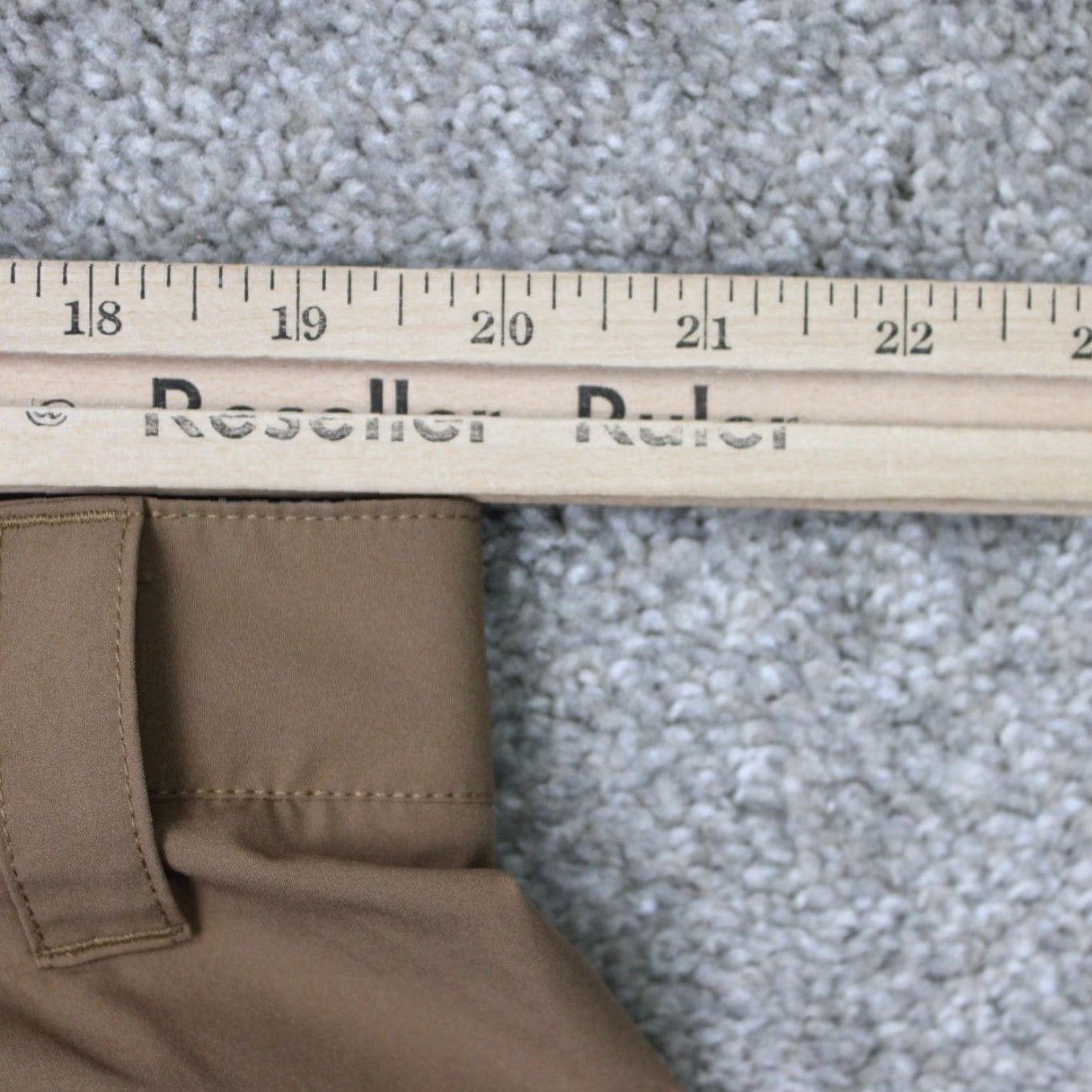 Orvis Orvis Shorts Mens 40 Beige Tech 9" Belted Zip Cargo Pocket Polyester Cargo Pocket 9" Inseam Mens Beige Orvis Shorts 40 Size US 40 / EU 56 - 7 Thumbnail