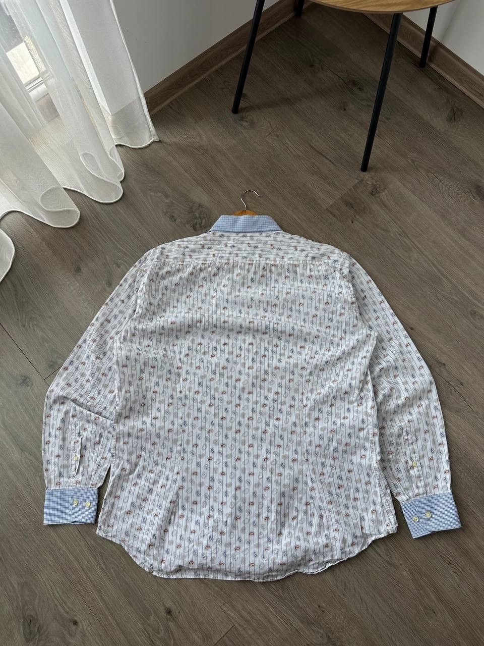 Etro Vintage Etro Milano White Mens Monogram Shirt Size US M / EU 48-50 / 2 - 10 Thumbnail