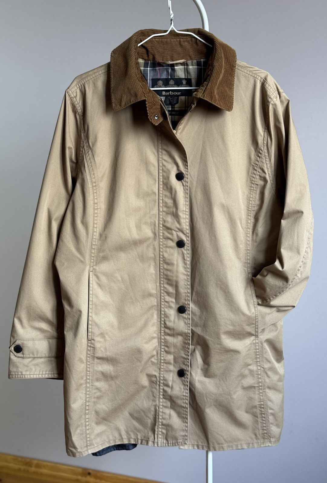 Barbour Barbour Waterproof Breathable Long Beige Jacket Coat Womens Size XXL / US 16-18 / IT 52-54 - 11 Thumbnail