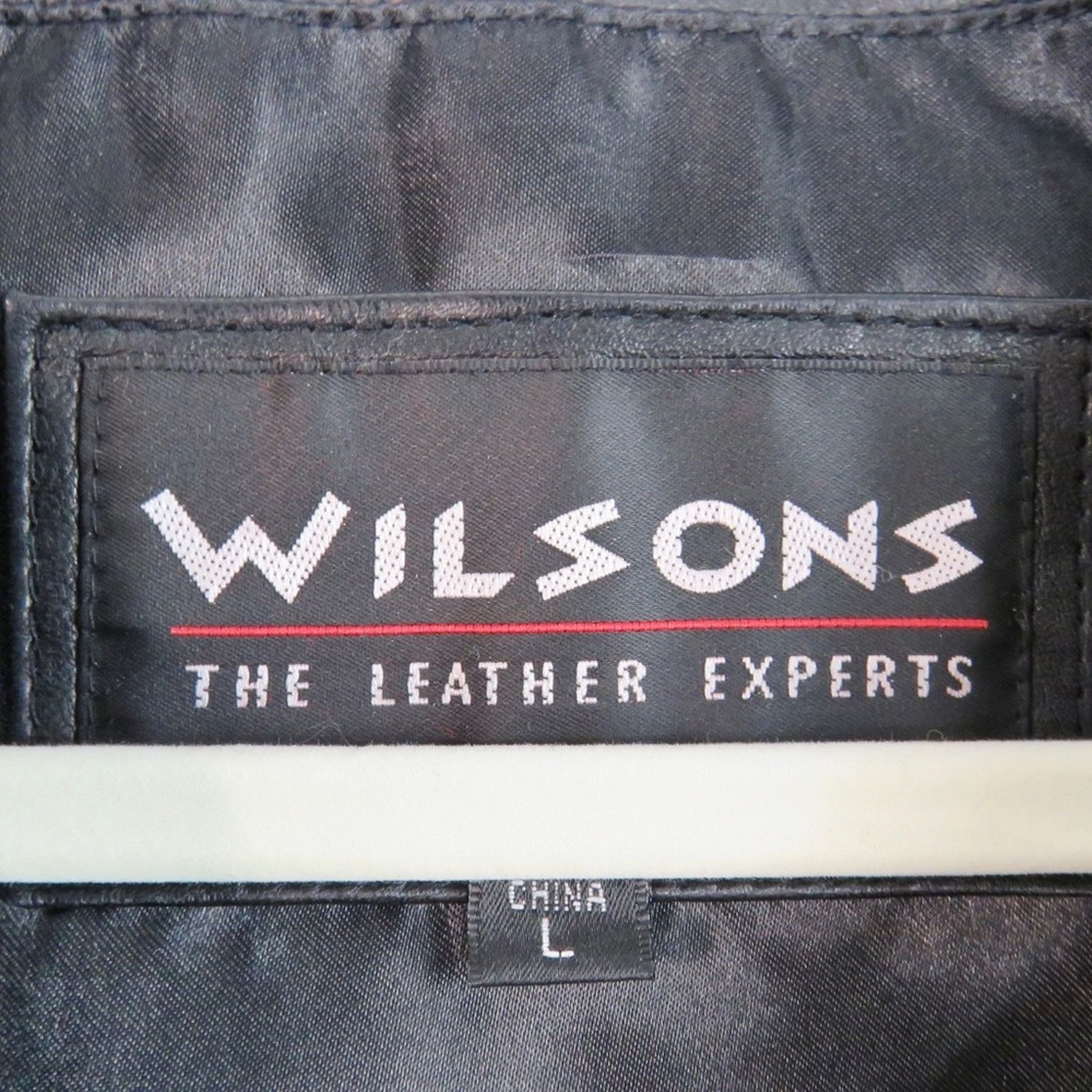 Wilsons Leather Vintage Wilson's Leather Men's Black Leather Jacket Large Size US L / EU 52-54 / 3 - 8 Thumbnail