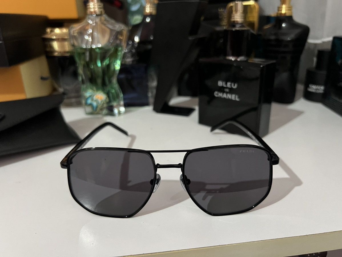 Prada Prada SPR 59YS BLACK Aviator sunglasses Size ONE SIZE - 7 Thumbnail