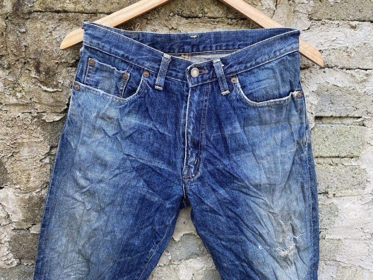 Big John Vintage Big John Selvedge Distressed Jeans Size US 29 - 3 Thumbnail