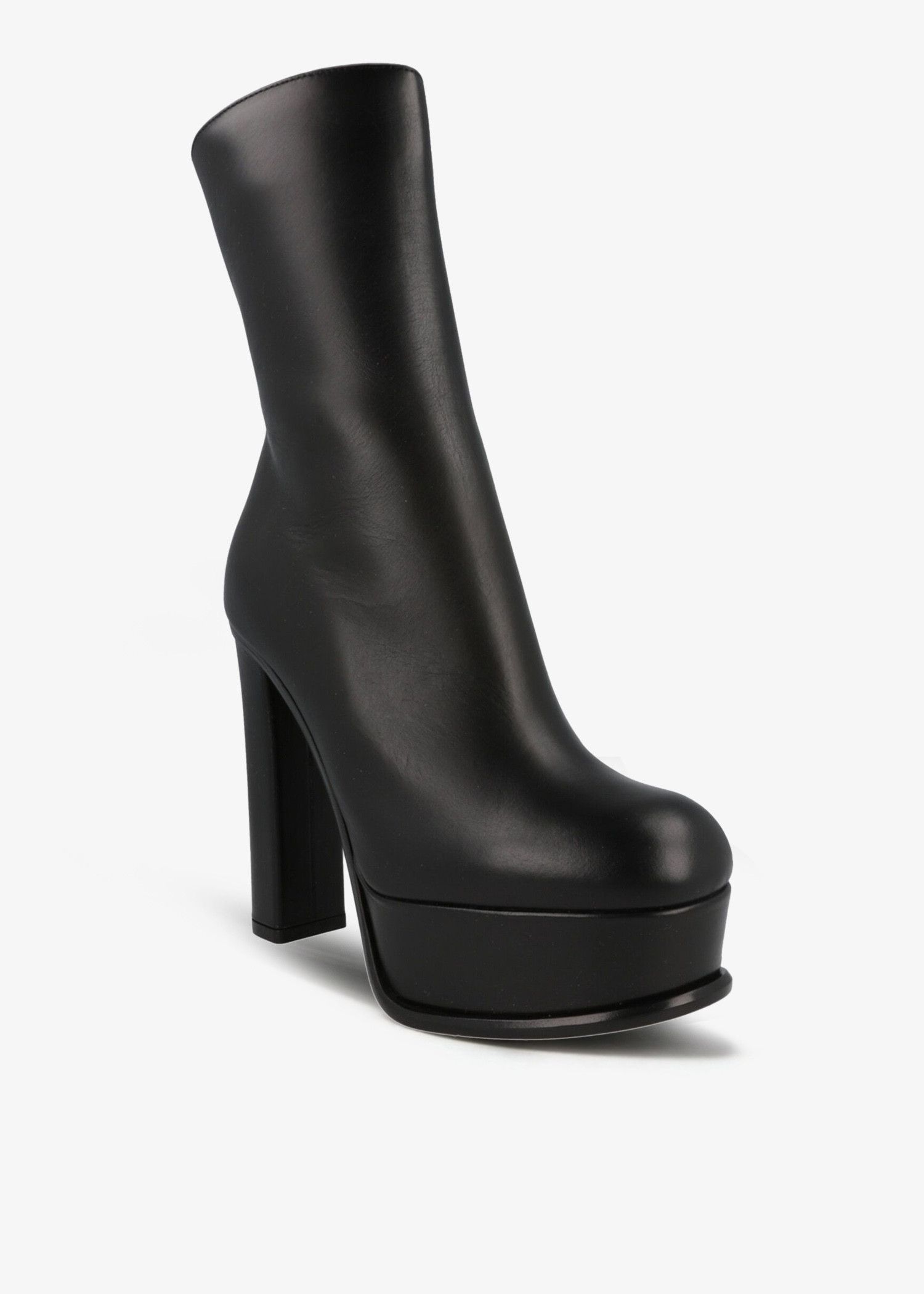 Alexander McQueen o1y0225 Ankle Boots in Black Size US 10 / IT 40 - 4 Thumbnail