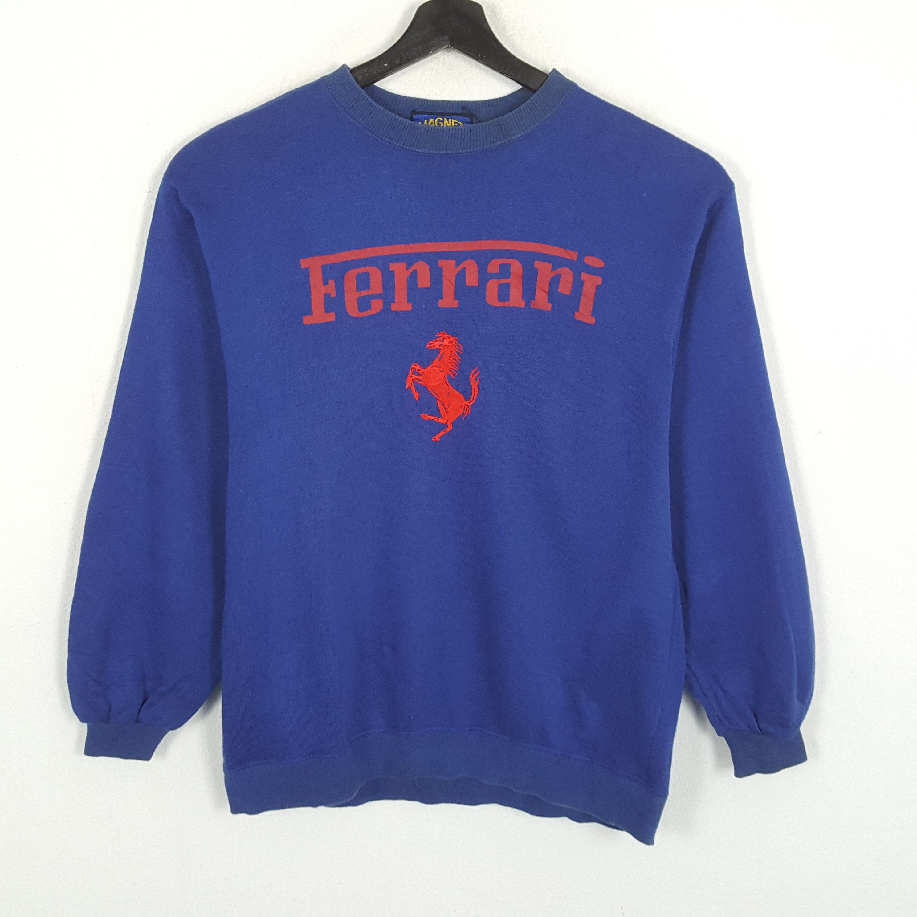 Ferrari × Vintage FERRARI MAGNETI MARELLI Center Logo Vintage Sweatshirt Size US M / EU 48-50 / 2 - 1 Thumbnail