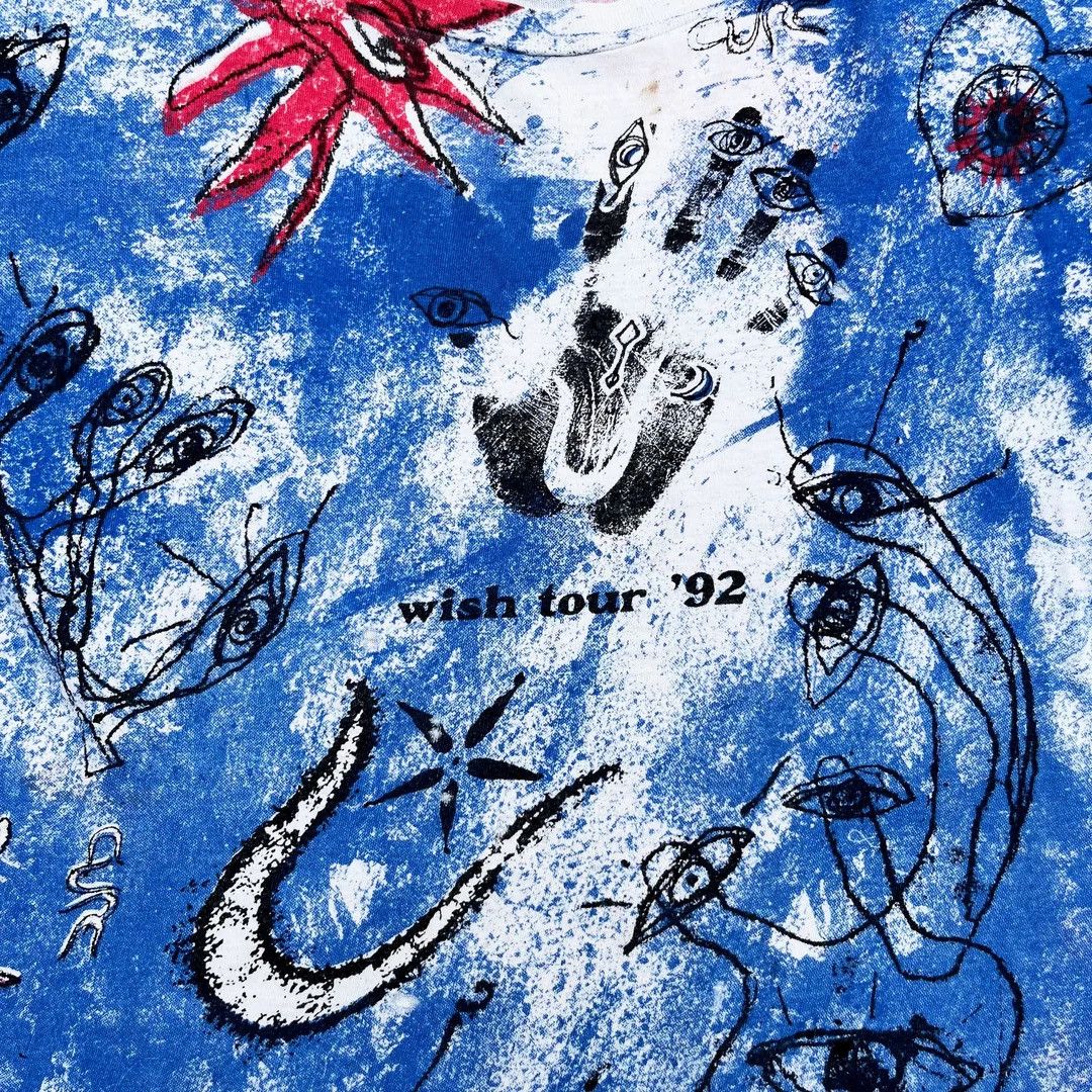 Band Tees The Cure 1992 Vintage Wish Euro Tour Band Concert T-Shirt Size US XL / EU 56 / 4 - 3 Thumbnail