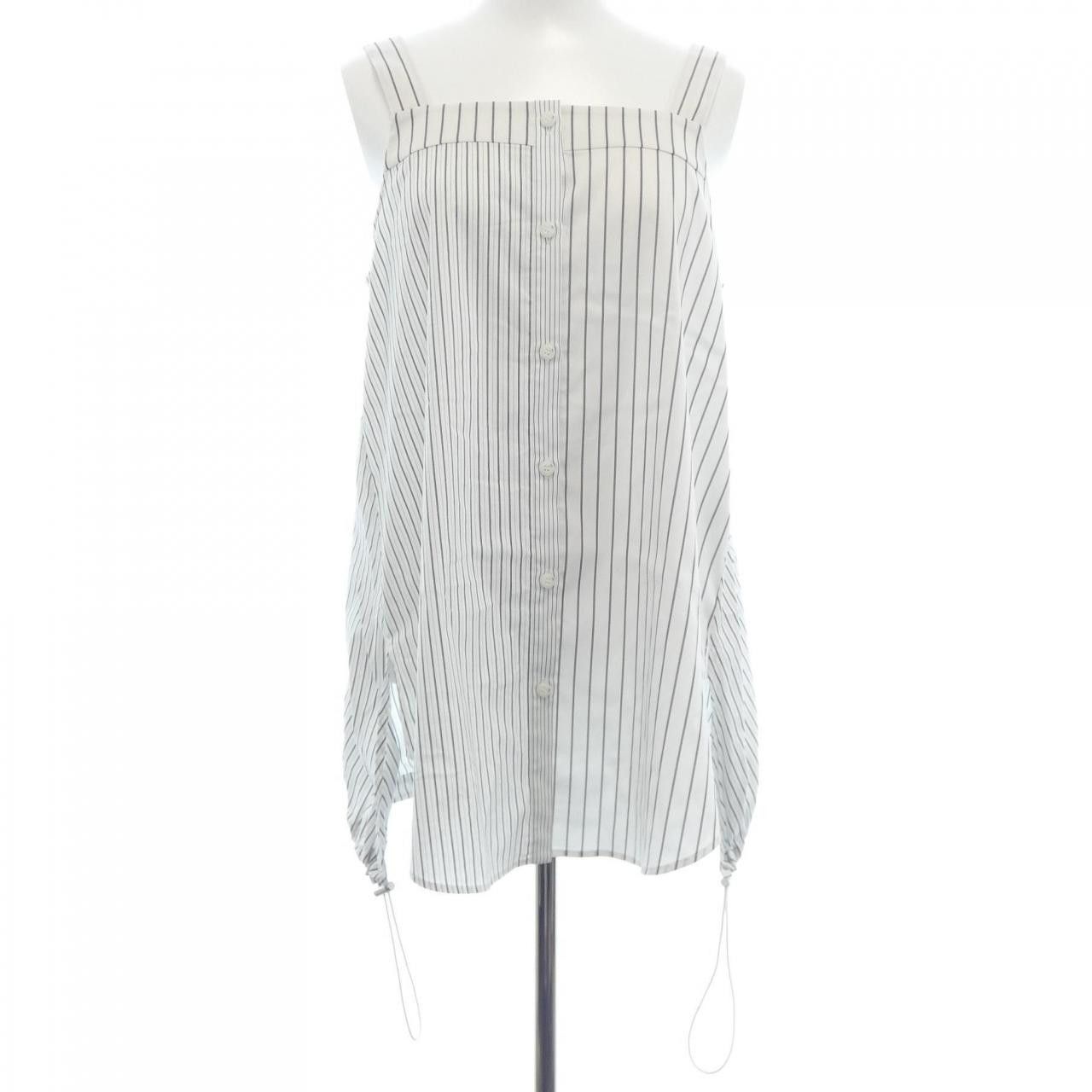 Other Other UN3D Stripe Chiffon Tunic Textile Tops 522340400201-01 DUTY FREE for USA Size ONE SIZE - 1 Thumbnail