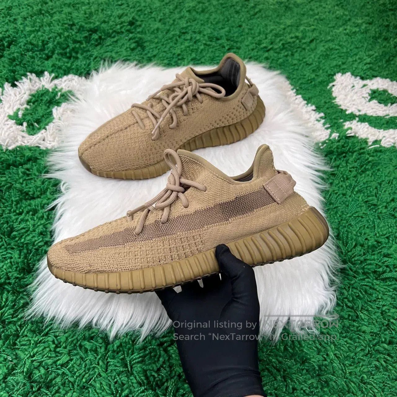 Yeezy Yeezy 350V2 Earth Color Sneakers. Size US 8.5 / EU 41-42 - 2 Thumbnail