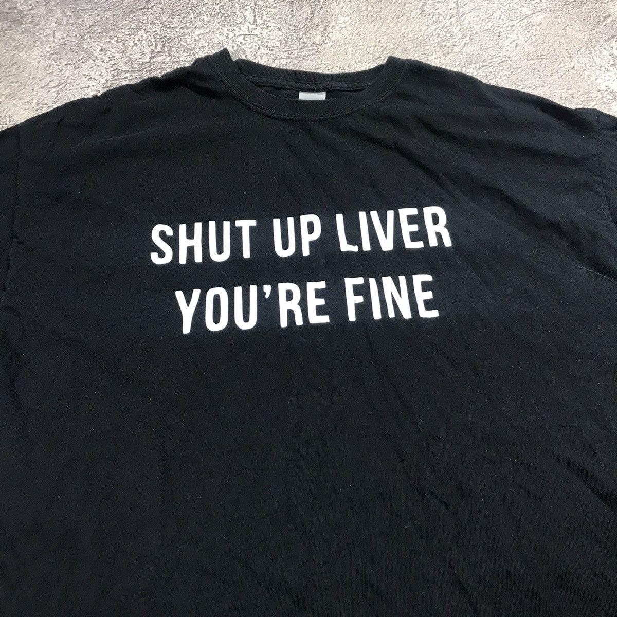 Vintage VINTAGE Y2K ADULT SHUT UP LIVER YOU’RE FINE FUNNY TEE Size US L / EU 52-54 / 3 - 2 Thumbnail