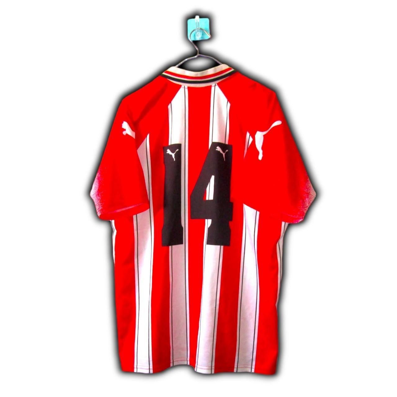 Puma Club Deportivo Logrones CDL 1995 1996 1997 Shirt Jersey Size US M / EU 48-50 / 2 - 2 Thumbnail