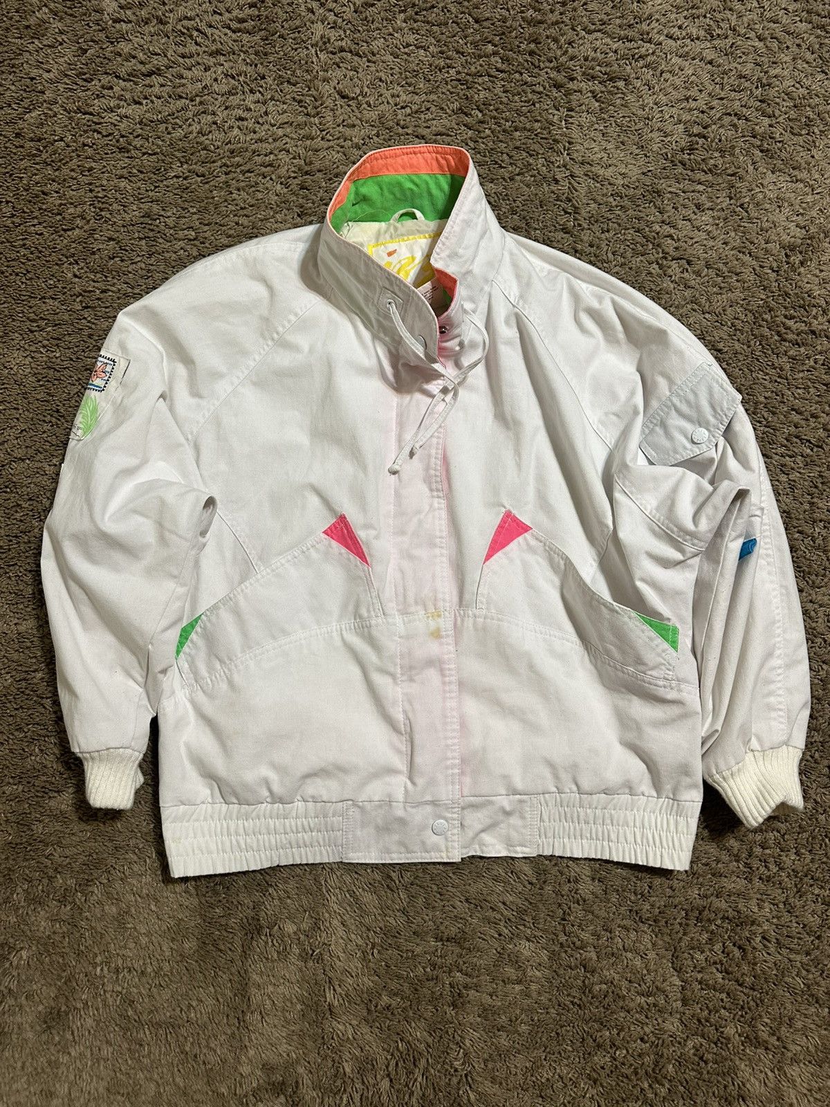 Other Vintage Izzy “triple white” 90s jacket size small Size US S / EU 44-46 / 1 - 1 Thumbnail