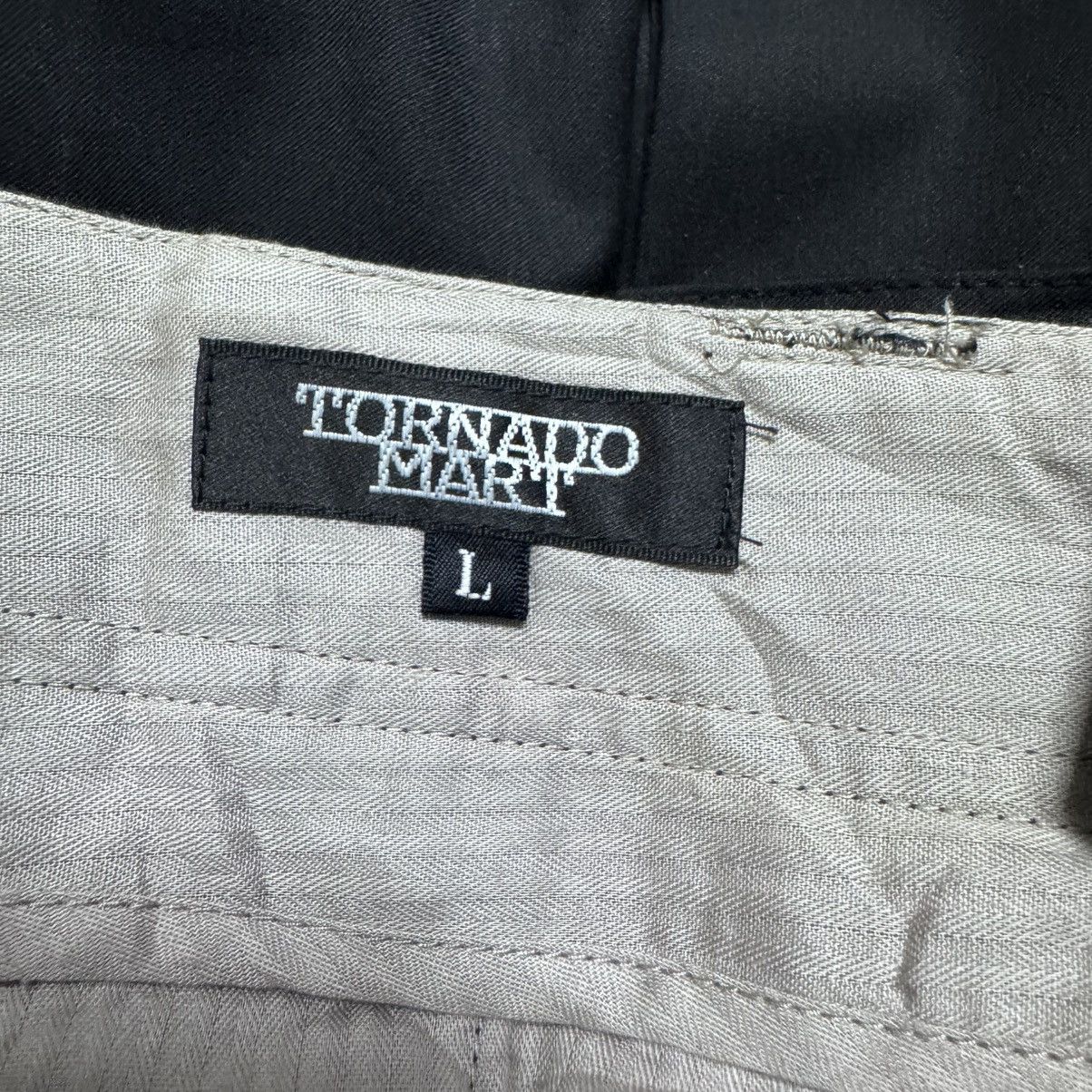 Tornado Mart Tornado Mart Rayon Black Utility Wide leg Cargo Pants Size US 34 / EU 50 - 21 Thumbnail