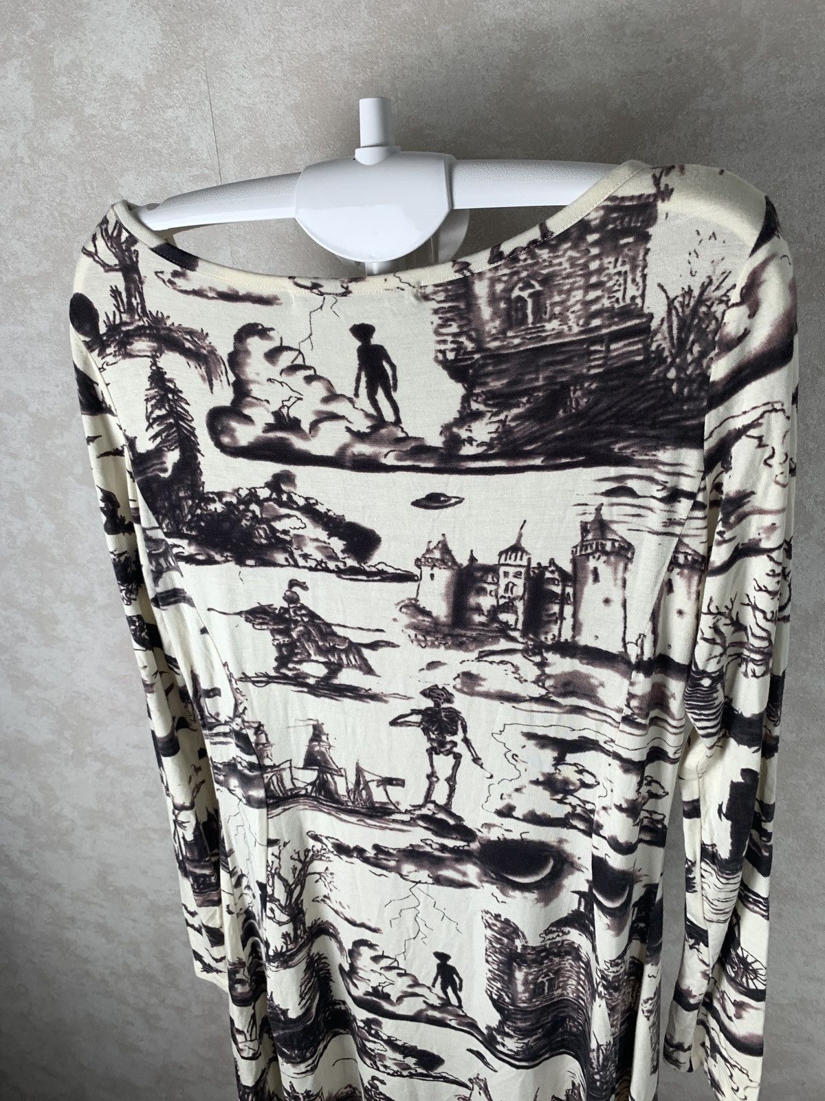 Jean Charles De Castelbajac × Vintage Jean Charles De Castelbajac Gothica Dress Size M / US 6-8 / IT 42-44 - 5 Thumbnail