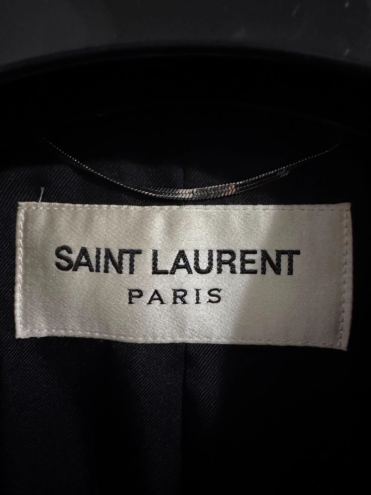 Saint Laurent Paris Saint Laurent SLP 14FW Wool Velvet Lapel 3-Button Coat 48 Size US M / EU 48-50 / 2 - 5 Thumbnail
