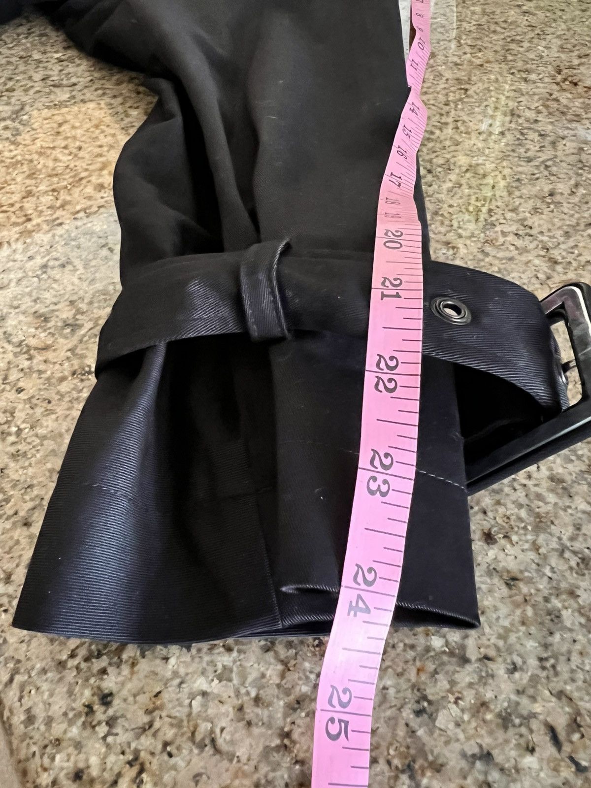 The Kooples The Kooples LEMAL Trench Coat Black Leather Belt Cotton Siz Size XS / US 0-2 / IT 36-38 - 10 Thumbnail