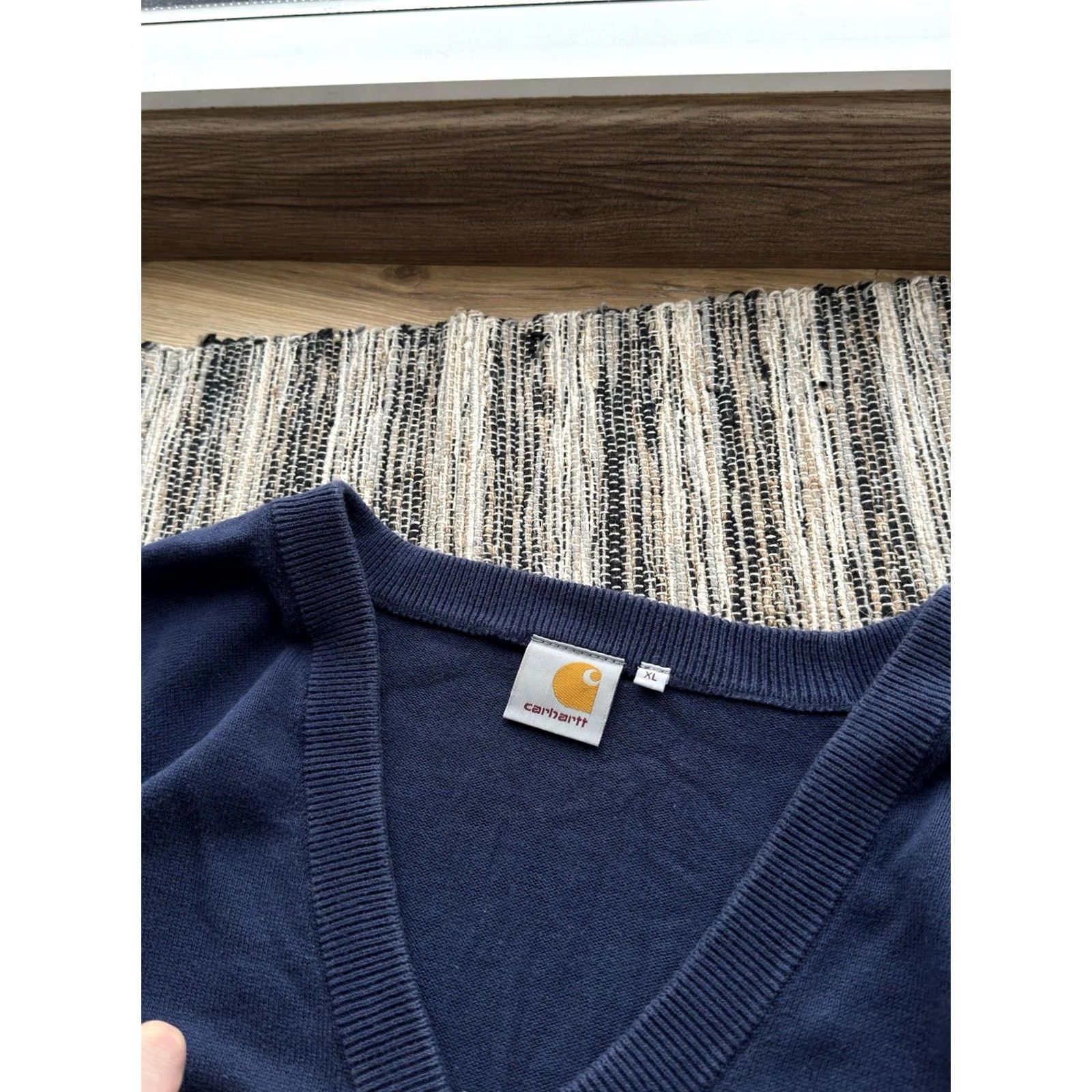 Carhartt VINTAGE Carhartt Cardigan Shirt XL Blue 90s Retro Button Mens Size US XL / EU 56 / 4 - 5 Thumbnail