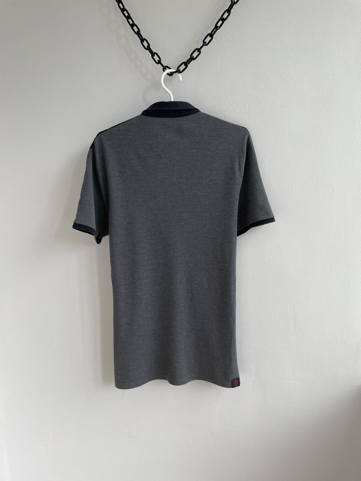 Gucci Gucci Cotton Grey Polo Shirt T Shirt Tee Logo Patched Size US XXL / EU 58 / 5 - 14 Thumbnail