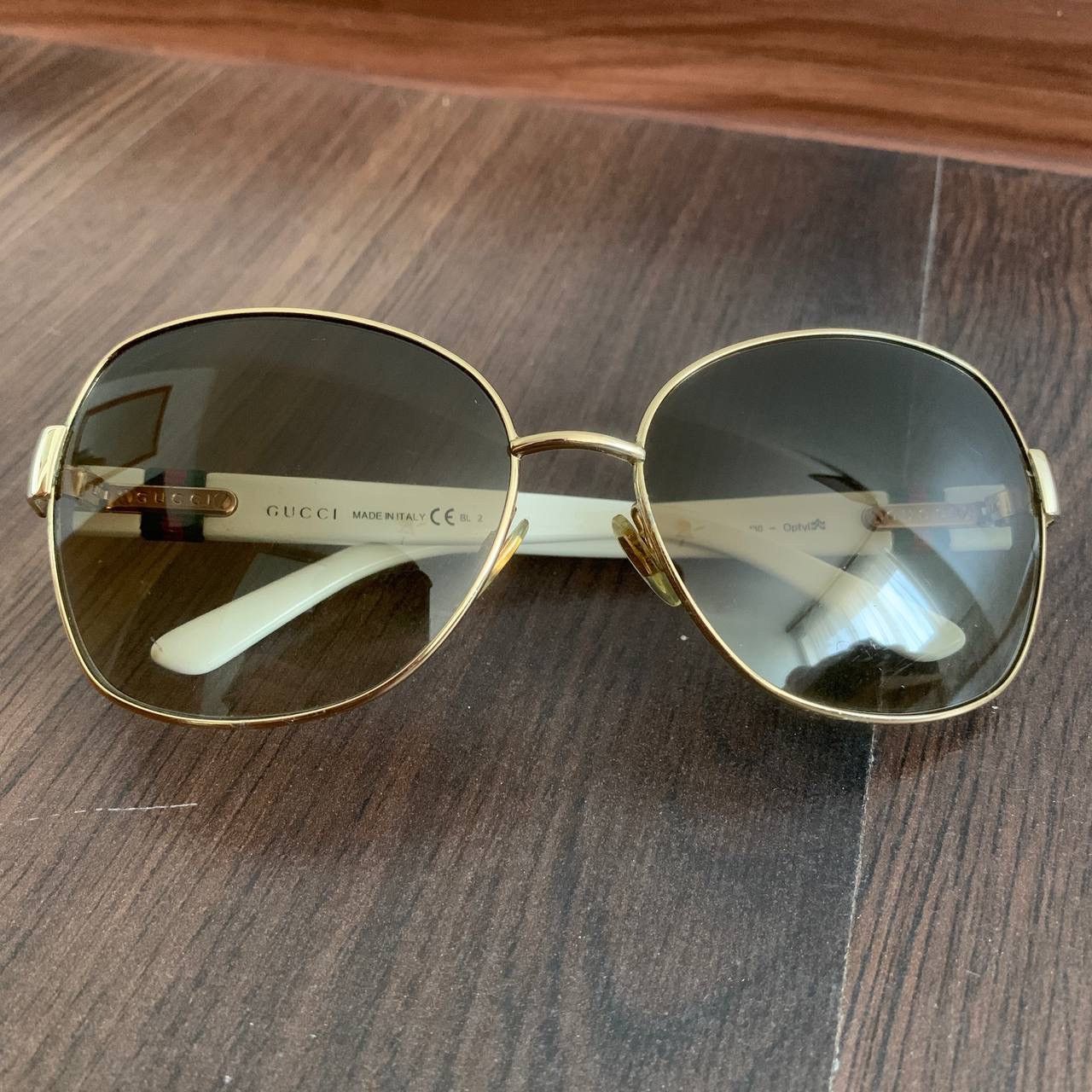 Dolce & Gabbana × Gucci Gucci gold sunglasses streetwear x supreme Size ONE SIZE - 2 Thumbnail