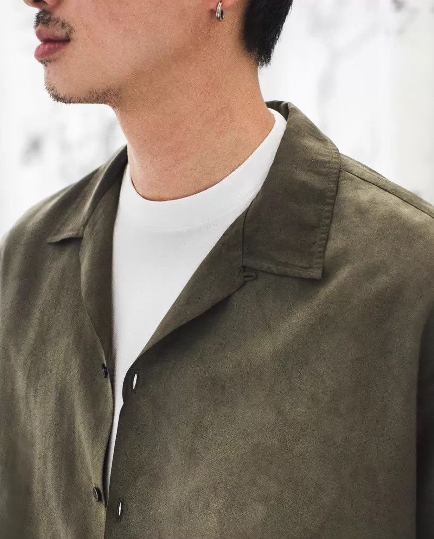 A.PRESSE A.PRESSE 26ss Vintage Regular Collar SS Shirt Brown/Olive Size US M / EU 48-50 / 2 - 1 Thumbnail