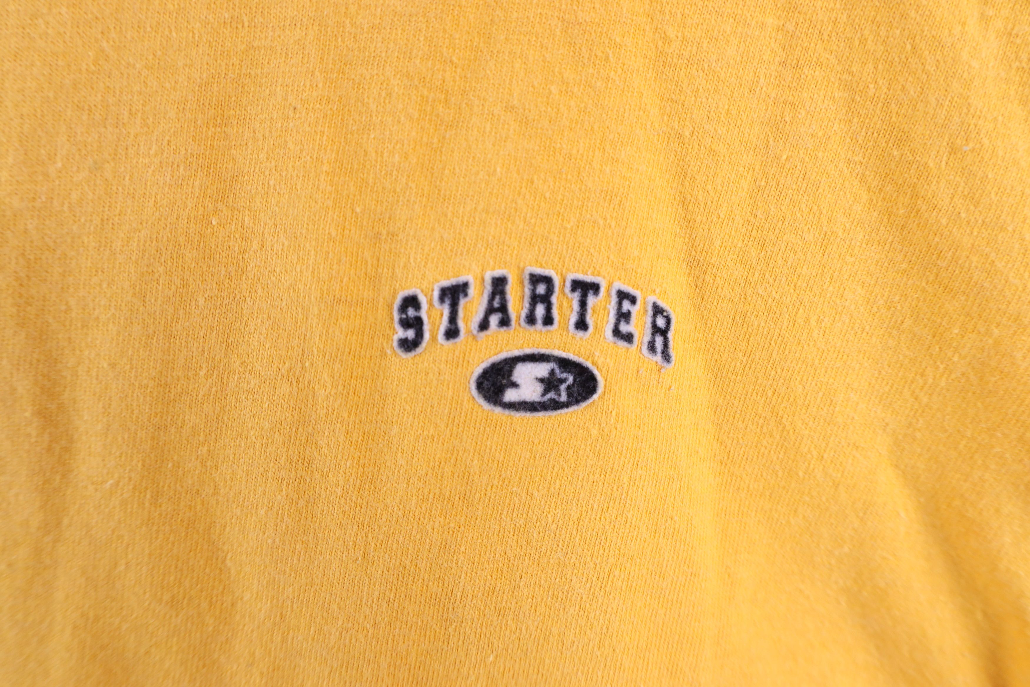 Starter Vintage 90s Starter Distressed Short Sleeve Ringer T-Shirt Size US XL / EU 56 / 4 - 5 Thumbnail