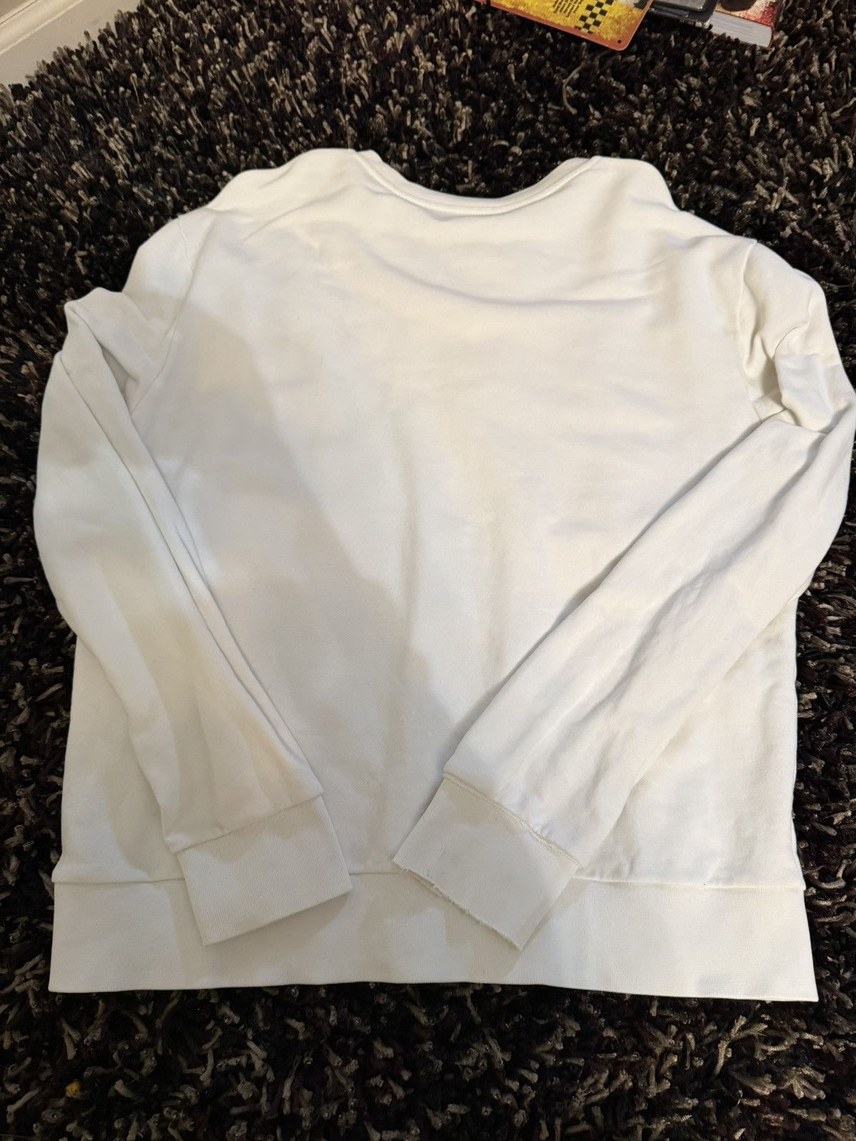Moncler Moncler Box Logo Crewneck White Size L Size US L / EU 52-54 / 3 - 2 Thumbnail