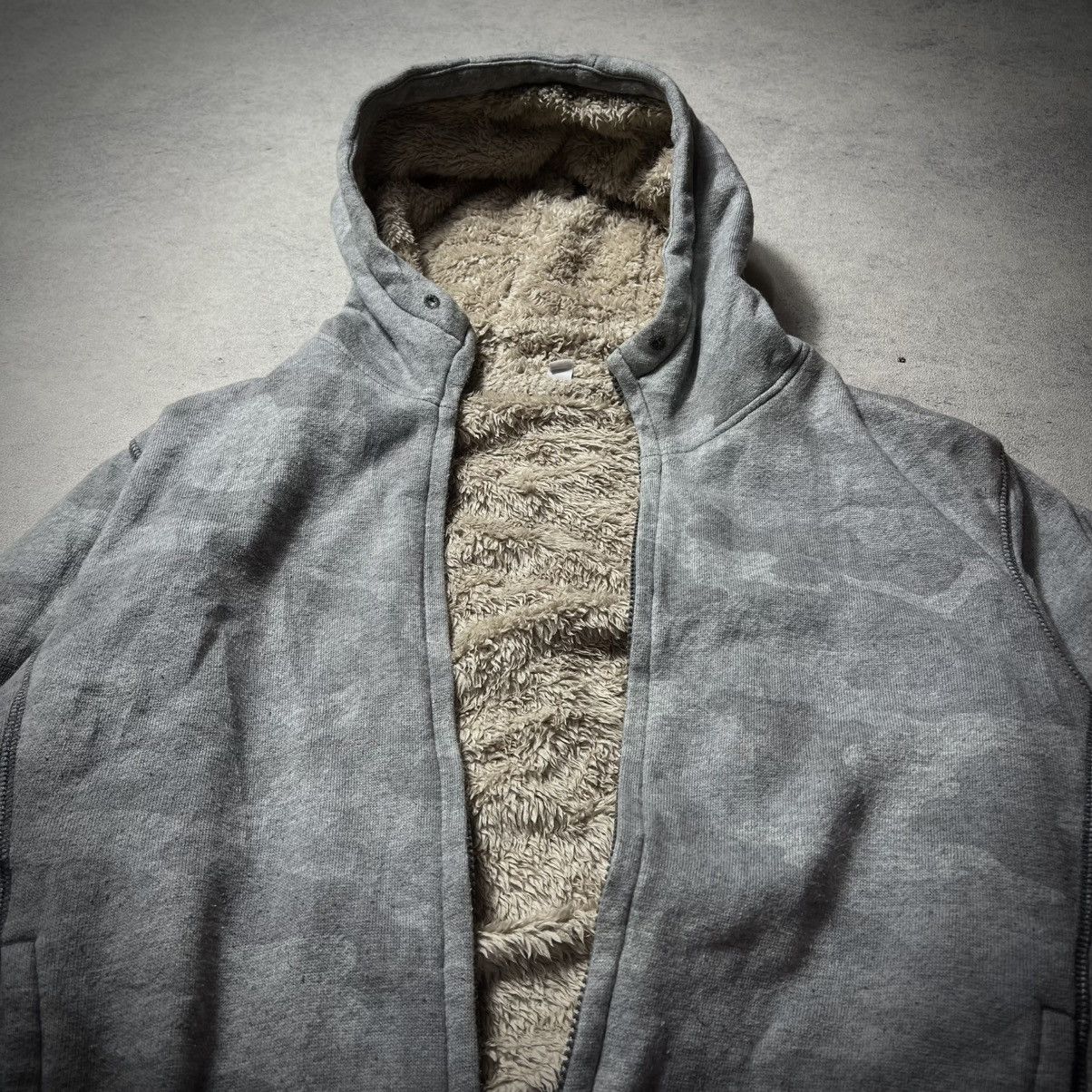 Japanese Brand Japanese Y2k Camo Fur Sherpa Grunge Punk Gothic Style Hoodie Size US L / EU 52-54 / 3 - 10 Thumbnail
