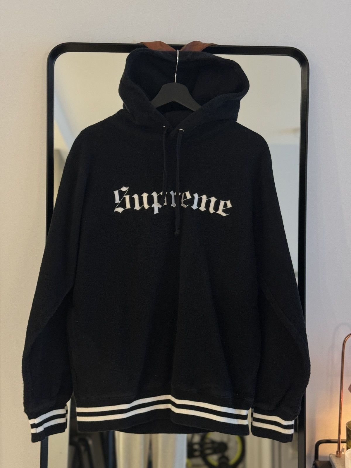 Supreme Sherpa Fleece Pullover Hoodie | Grailed