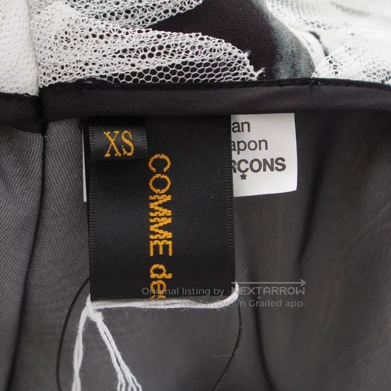 Comme des Garcons Comme Des Garcons Black and white vintage flower top Size XS / US 0-2 / IT 36-38 - 8 Thumbnail