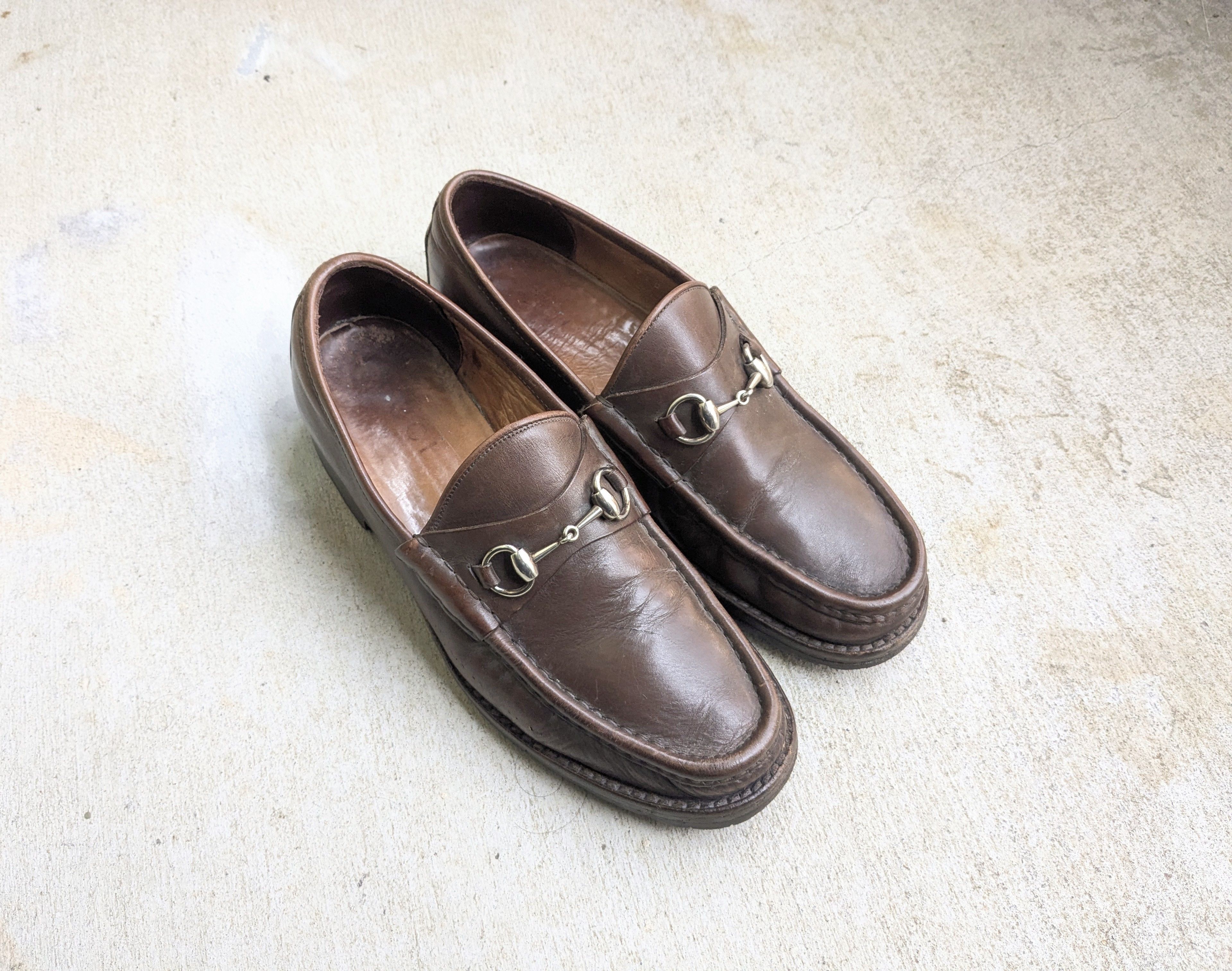 Gucci Horsebit Loafers Brown Suede Men 9.5 D Leather Slip Ons Gucci × Tom Ford Gucci Horsebit Loafers Brown 9.5 D Slip Ons  main image 4