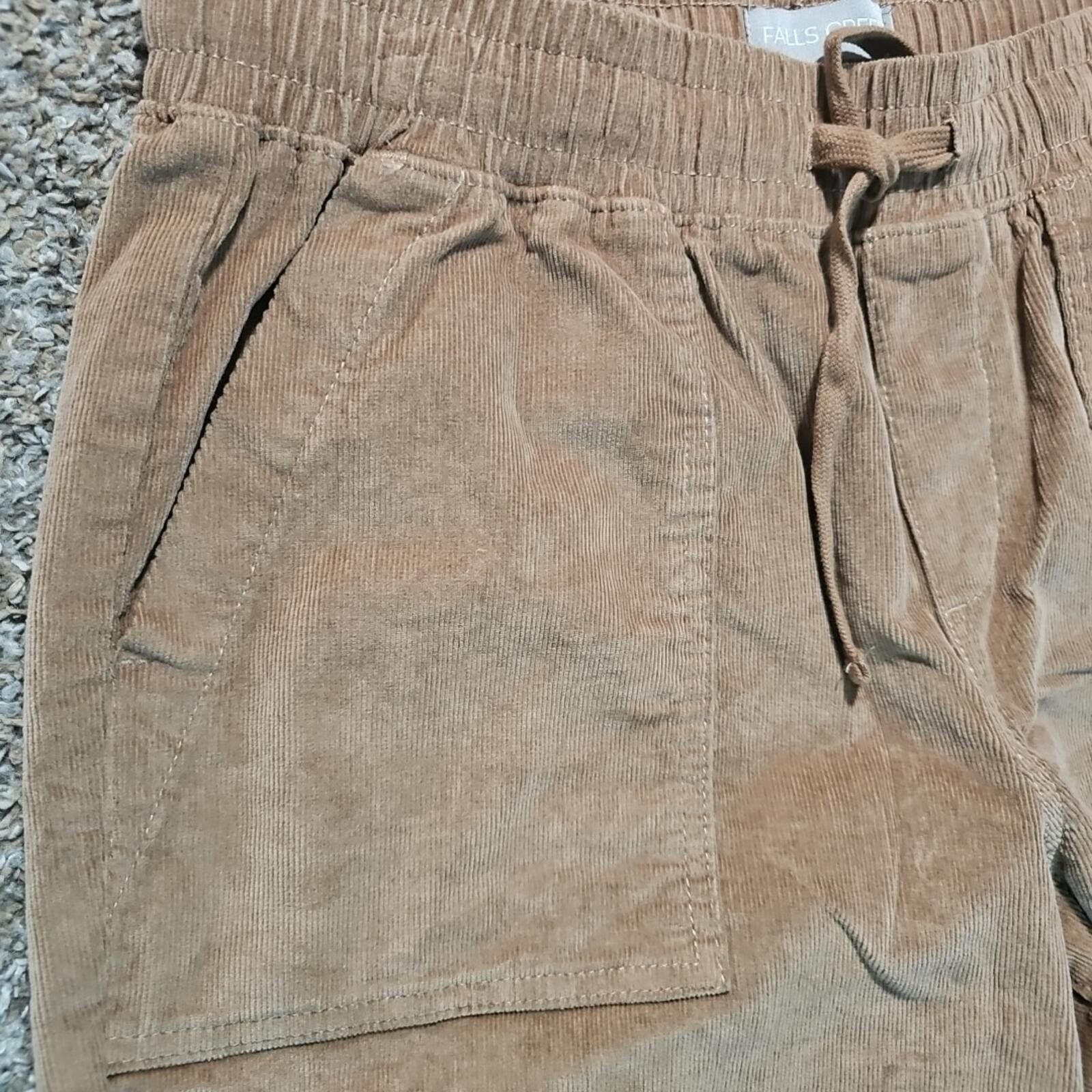 Other Falls Creek L Drawstring Corduroy Pants Size 36" / US 14 / IT 50 - 2 Thumbnail