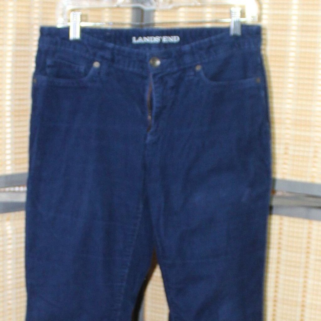 Lands' End Lands End Straight Corduroy in a Dark Ink Blue Size 30" / US 8 / IT 44 - 3 Thumbnail