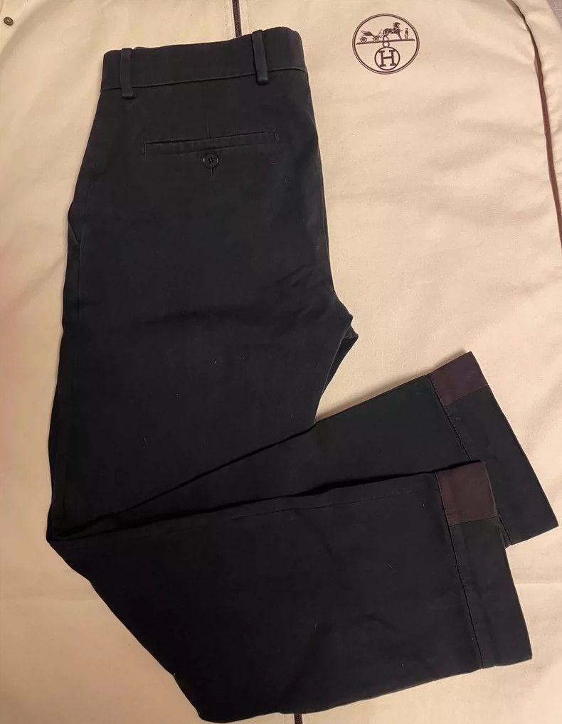 Hermes Hermes Men's Casual Pants with Color Block-2506 Size US 40 / EU 56 - 3 Thumbnail