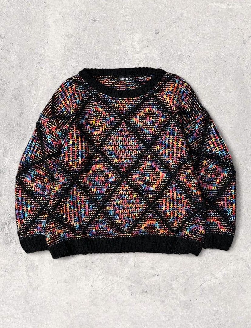 Vintage Vintage cable knit ribbed sweater Size S / US 4 / IT 40 - 1 Thumbnail