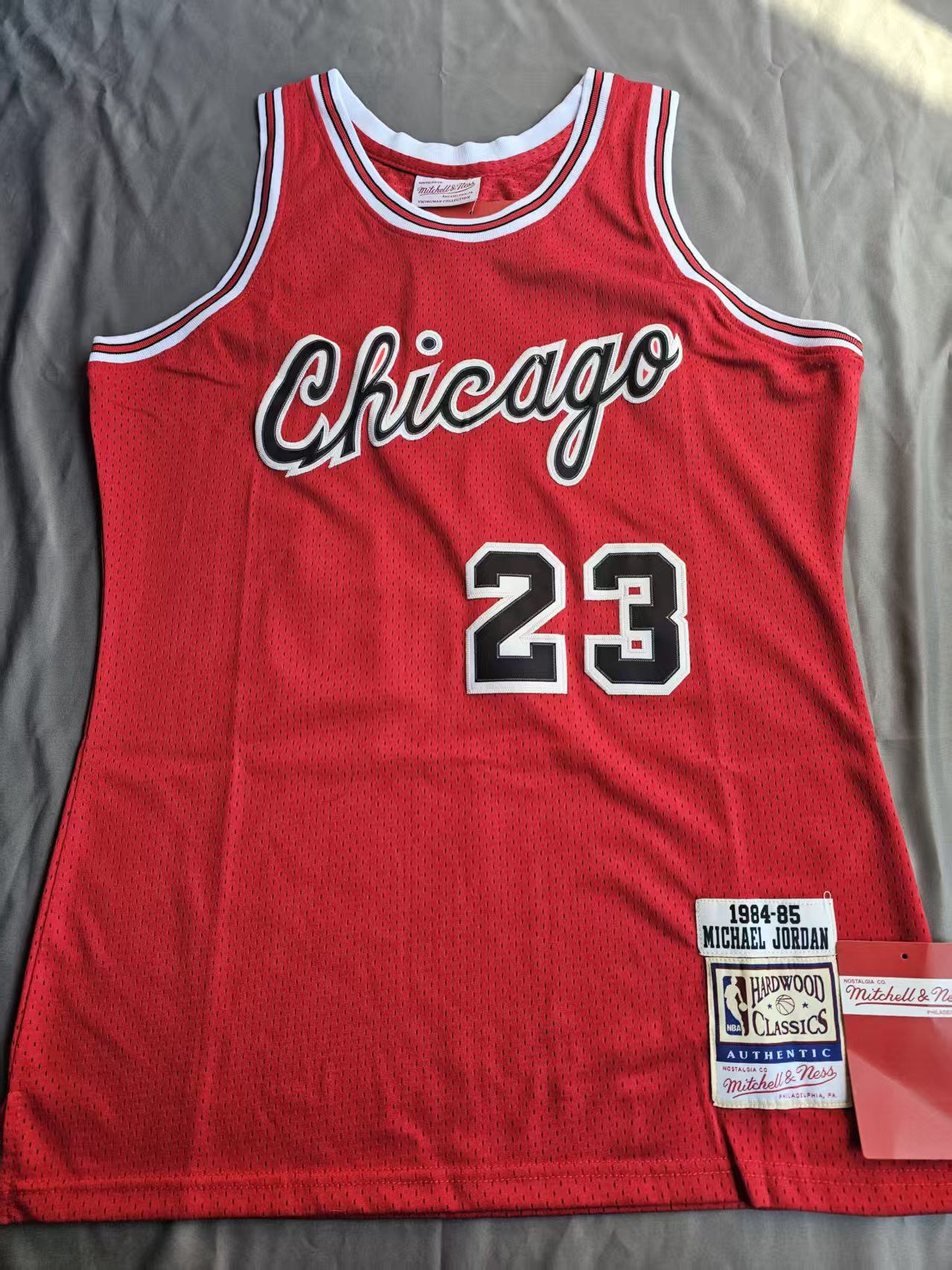 NBA #23 Michael Jordan Jersey Bulls 1984 85 Size US XXL / EU 58 / 5 - 1 Thumbnail