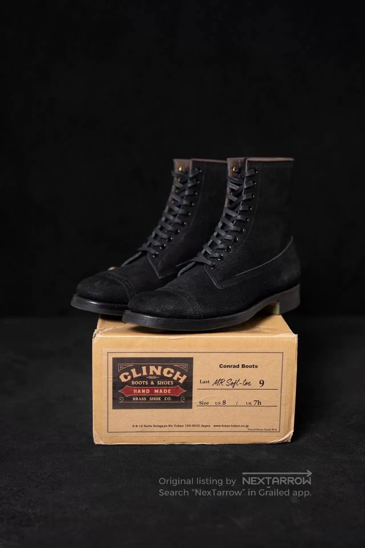 Clench CLINCH Conrad Suede Horsehide Paratrooper Boots. Size US 8 / EU 41 - 2 Thumbnail
