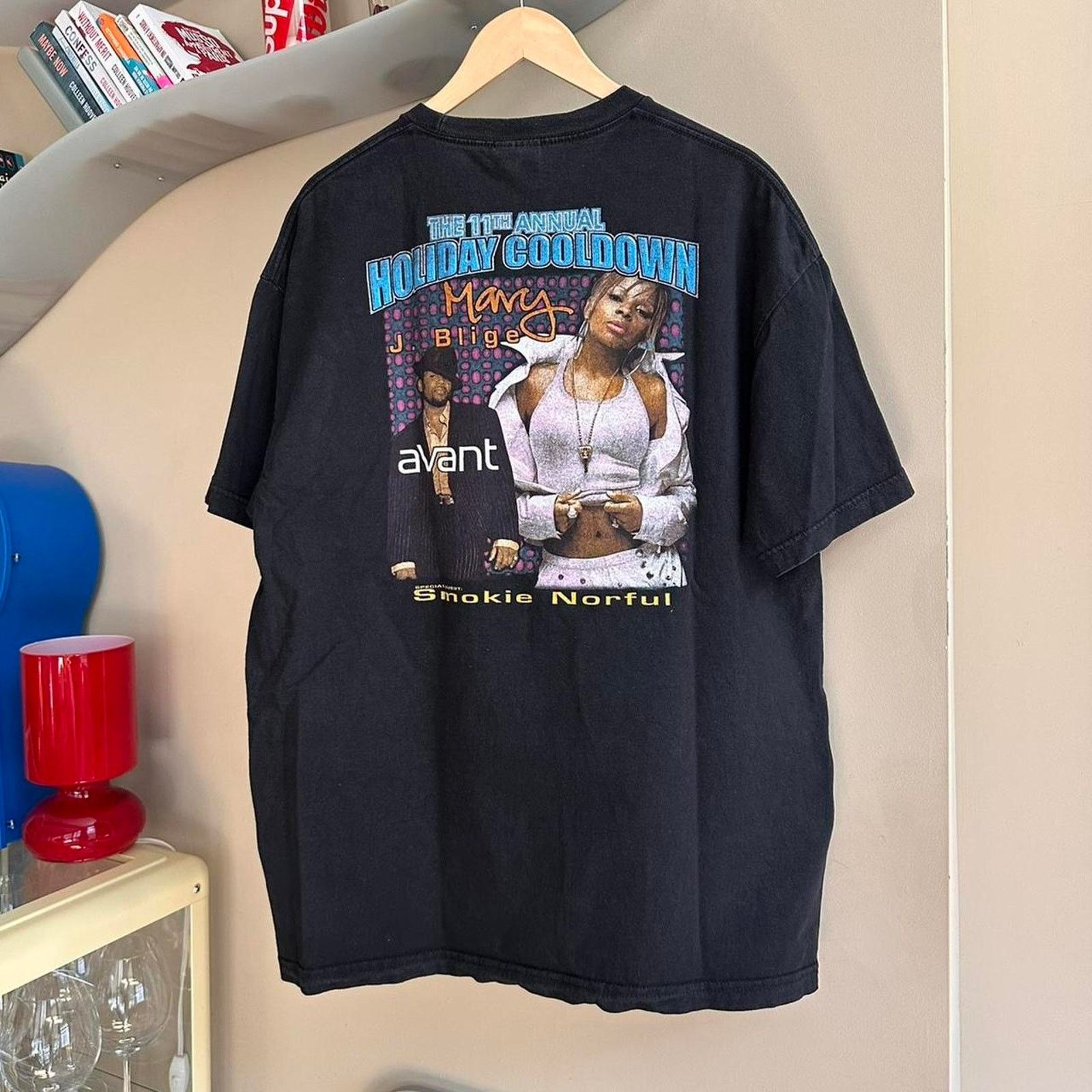 Rap Tees × Vintage Vintage Mary J. Blige Rap Shirt Size US XL / EU 56 / 4 - 1 Thumbnail