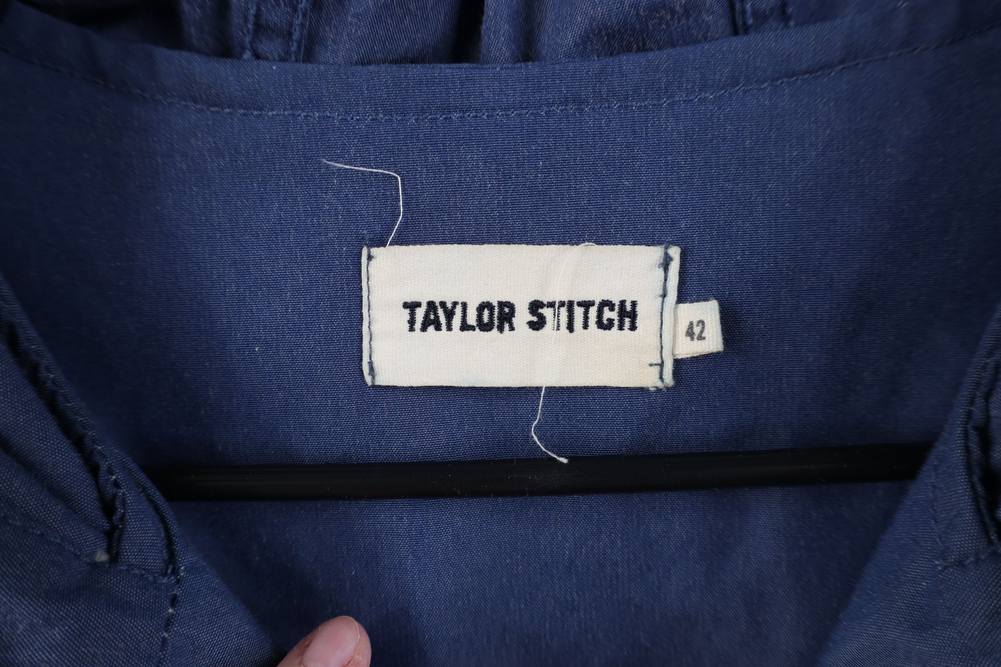 Taylor Stitch Taylor Stitch Canvas Full Zip Hooded Parka Jacket Blue USA Size US XXL / EU 58 / 5 - 9 Thumbnail
