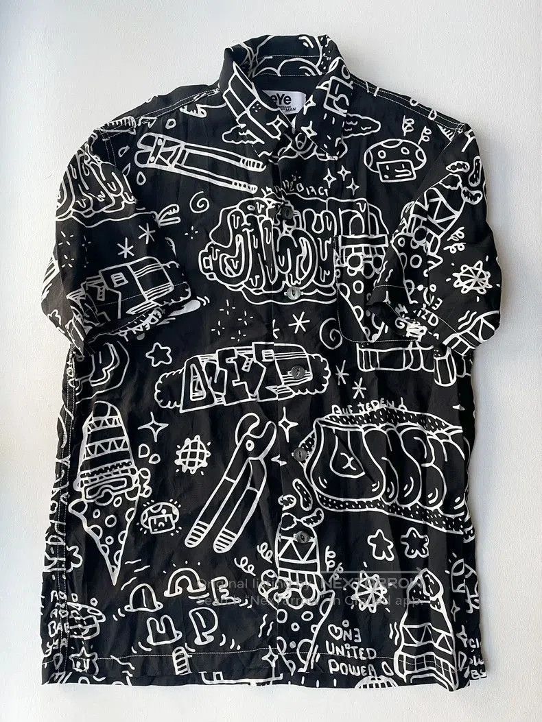 Junya Watanabe Junya Watanabe x 1UP Graffiti Shirt. Size US M / EU 48-50 / 2 - 2 Thumbnail