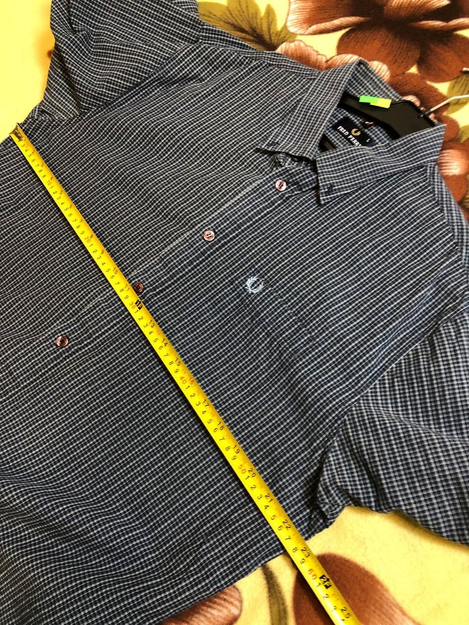 Fred Perry Vintage FRED PERRY Cotton Plaid Button Down Shirt Size US L / EU 52-54 / 3 - 10 Thumbnail