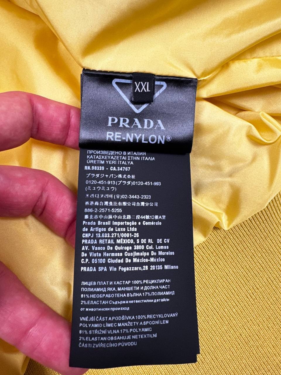 Prada Prada Cargo Pocket Nylon Bomber Jacket Size US XL / EU 56 / 4 - 11 Thumbnail