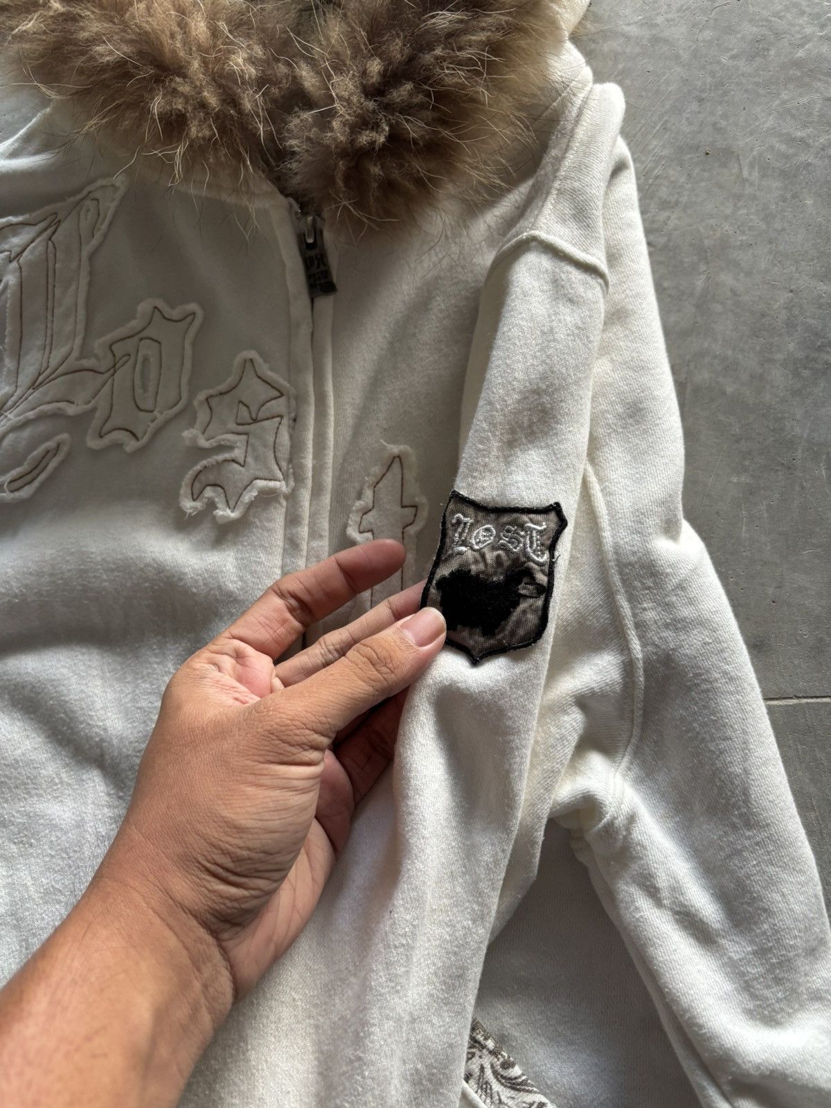 20471120 × Hysteric Glamour × Lost Enterprises faux fur lost enterprises layered hoodie ifsixwasnine lgb Size US XL / EU 56 / 4 - 5 Thumbnail