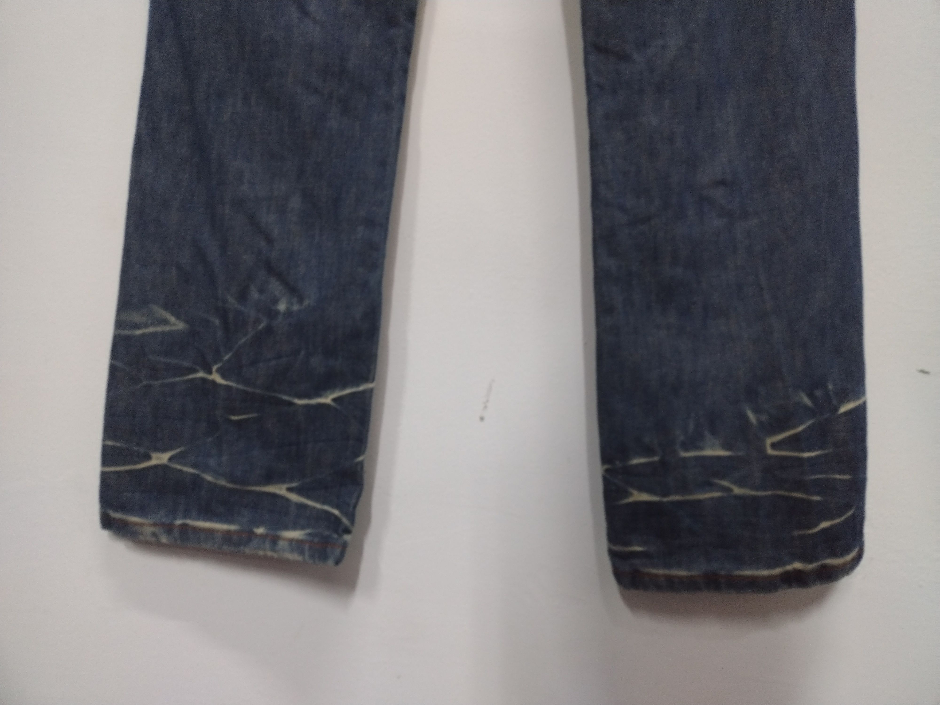 Seditionaries Crazy acid wash jeans Punk Goth Distressed Smile Frog Jeans Size US 32 / EU 48 - 11 Thumbnail