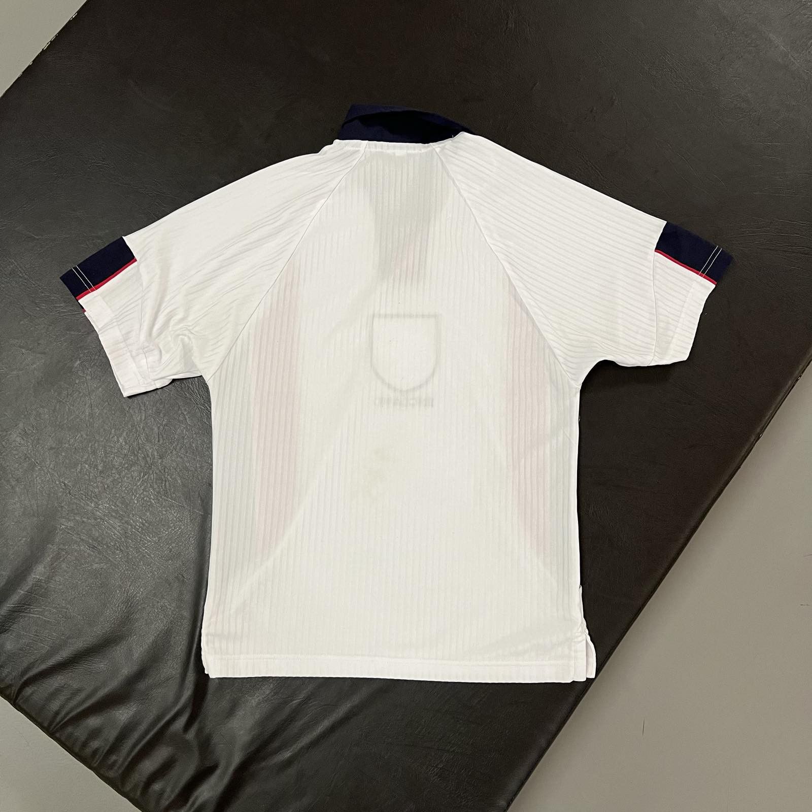 Vintage Retro Blokecore Vintage Score Draw England Team jersey Size US S / EU 44-46 / 1 - 3 Thumbnail