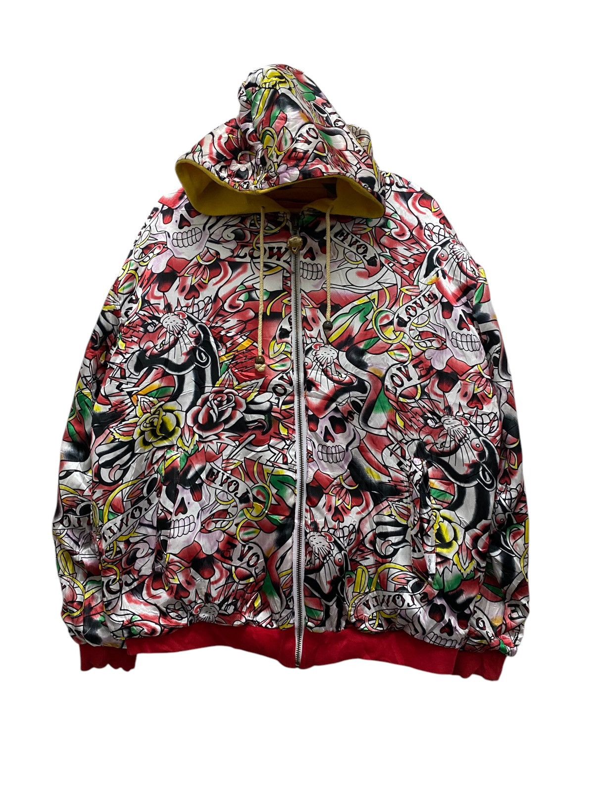 Affliction × Ed Hardy Ed Hardy fullprint two way zipper hoodie Size US M / EU 48-50 / 2 - 3 Thumbnail