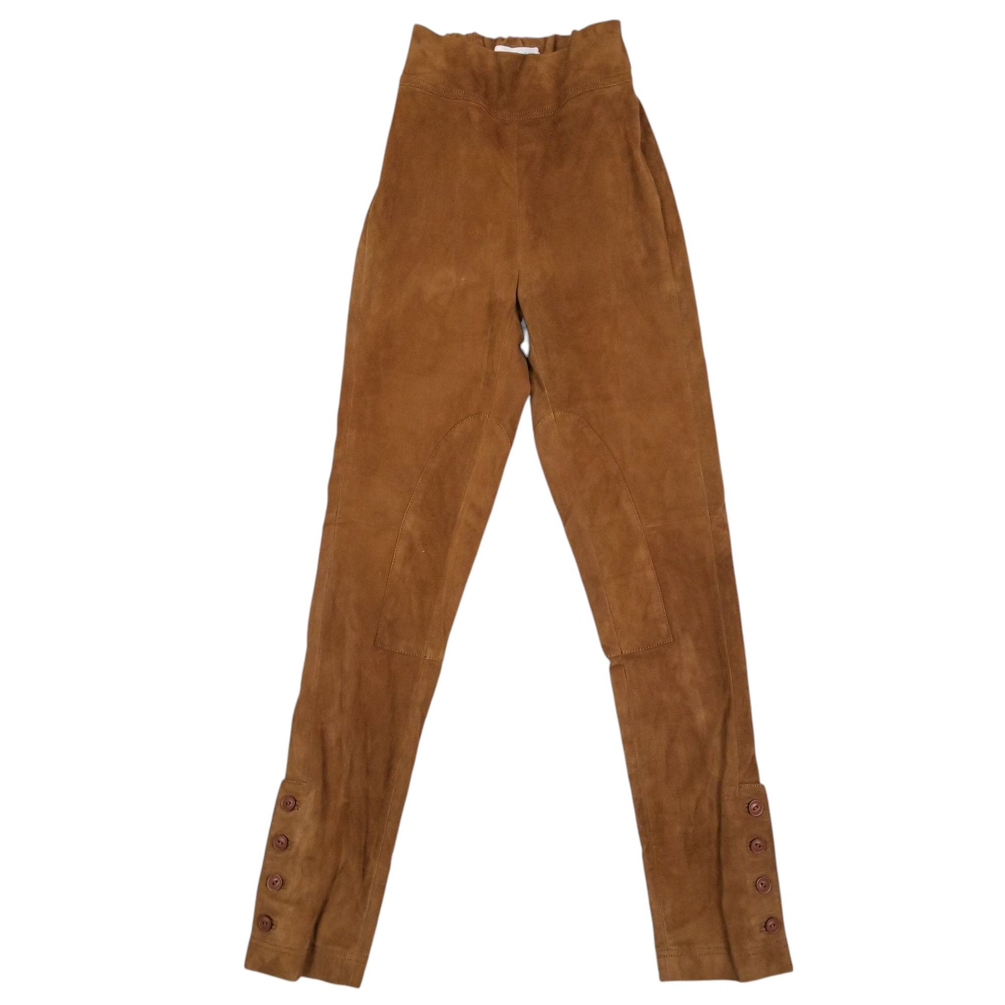 Other Sundance Cassie Suede Leather Pants Sz Extra Small Size 26" / US 2 / IT 38 - 1 Thumbnail