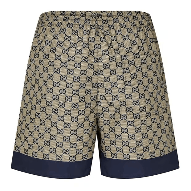 Gucci Men'S Gg Print Poplin Swim Shorts Size US 28 / EU 44 - 2 Thumbnail