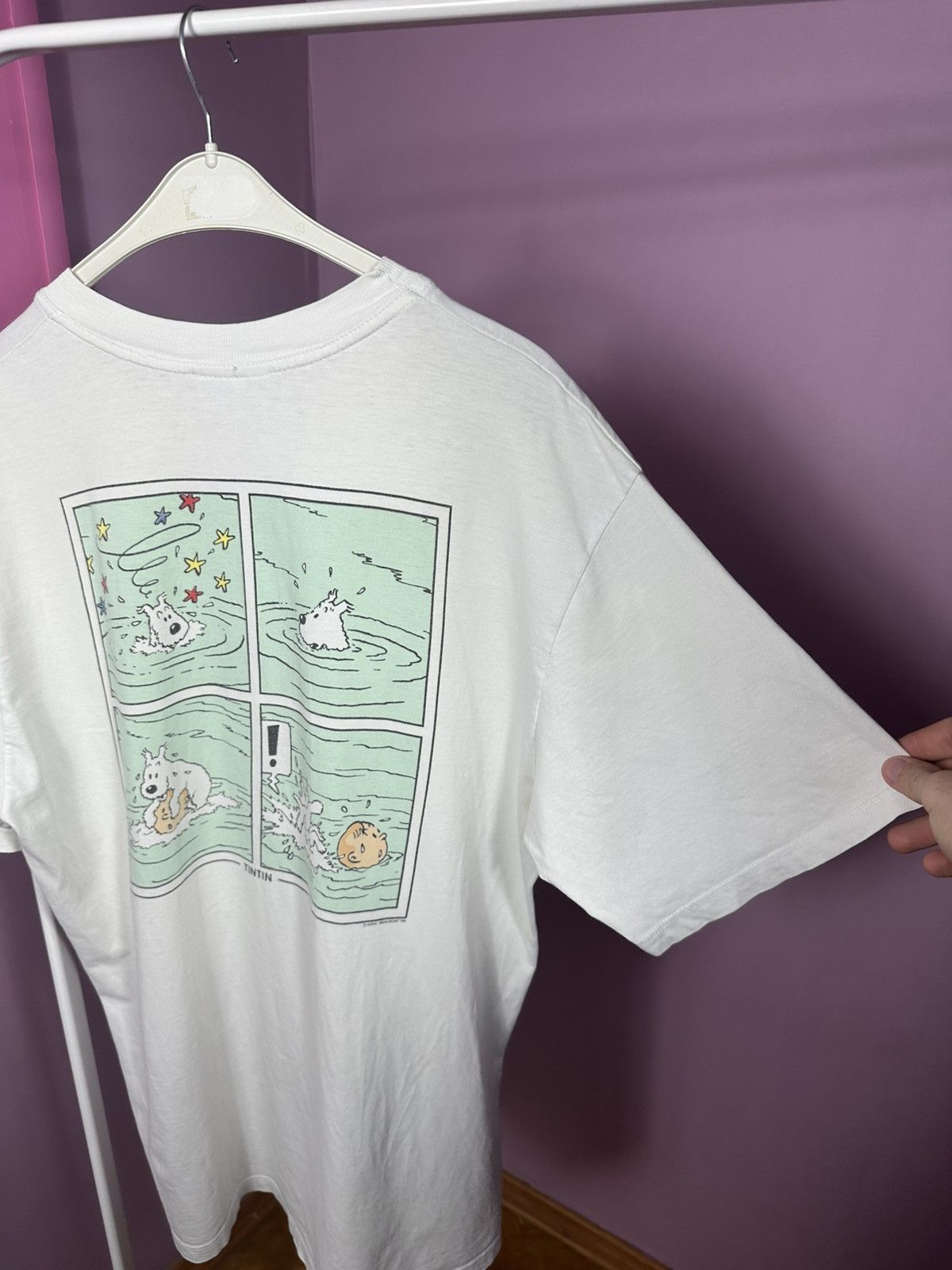 Other Vintage TinTin MoulinsArt 1996 Le Temple Du Soleil T-Shirt Size US L / EU 52-54 / 3 - 20 Thumbnail