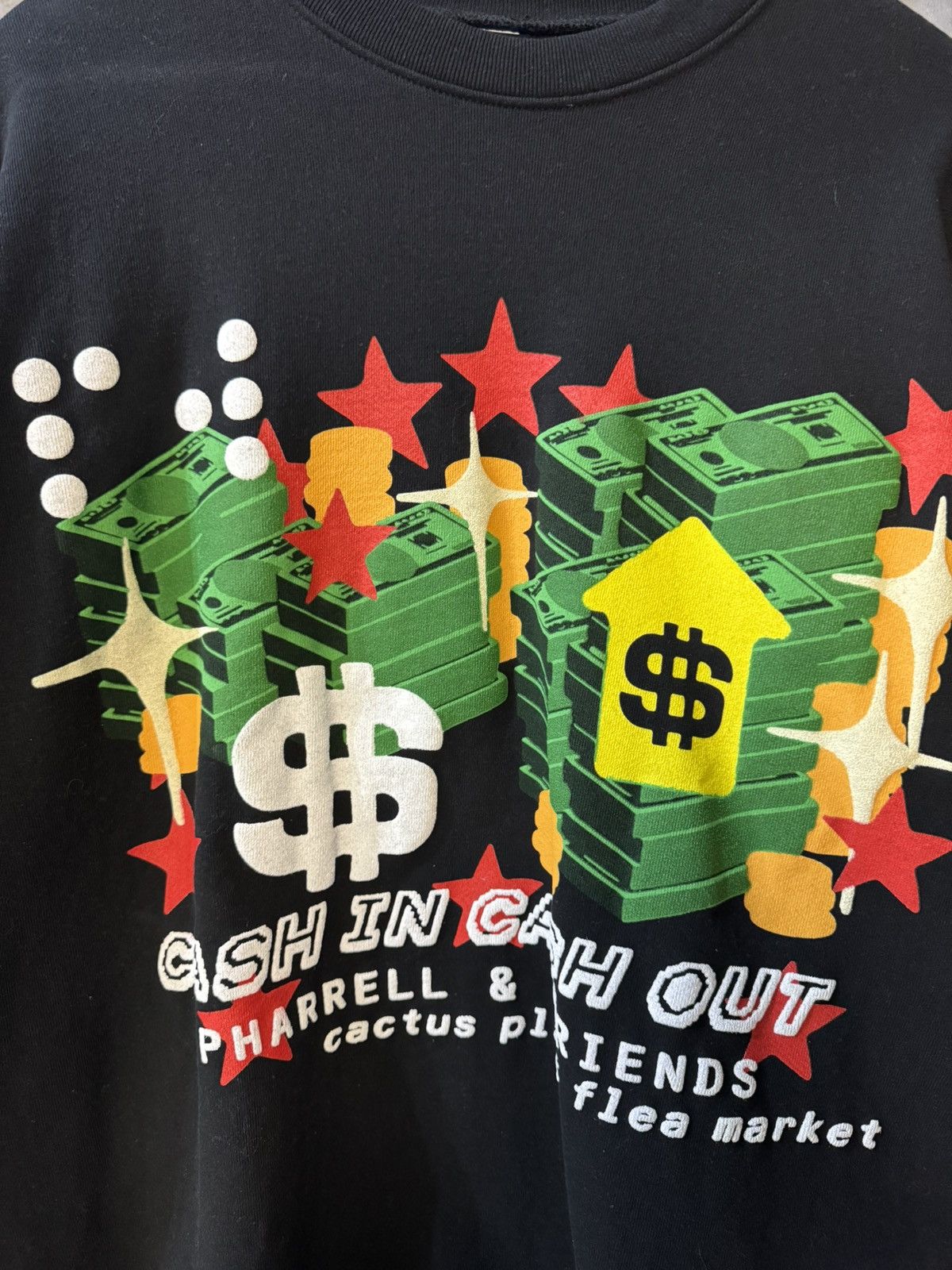 Cactus Plant Flea Market CPFM x Pharrell Cash In Cash Out Crewneck Size US XL / EU 56 / 4 - 2 Thumbnail