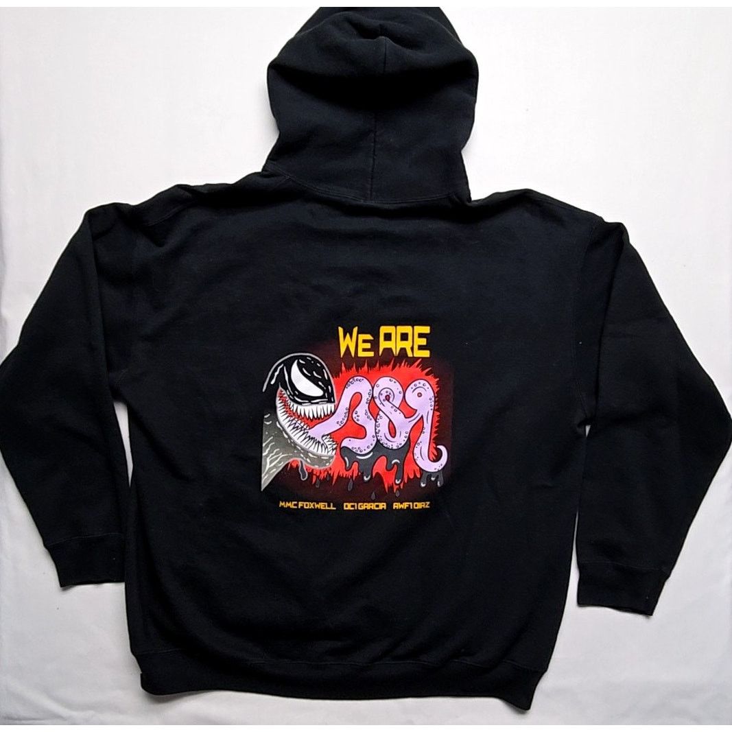Other Navy Venom We Are 389 Hoodie Graphic Black 2XL Sweatshirt Size US XXL / EU 58 / 5 - 1 Thumbnail