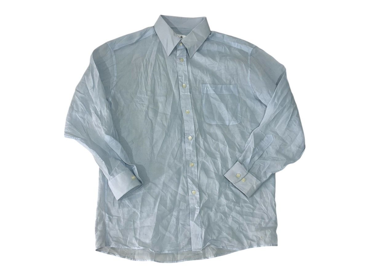 Lanvin LANVIN CLASSIC SHIRT BUTTON RAYON Size US L / EU 52-54 / 3 - 1 Thumbnail