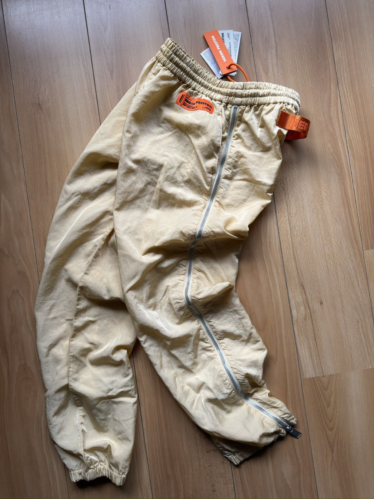 Heron Preston HERON PRESTON new nylon zip pants Size US 33 - 10 Thumbnail